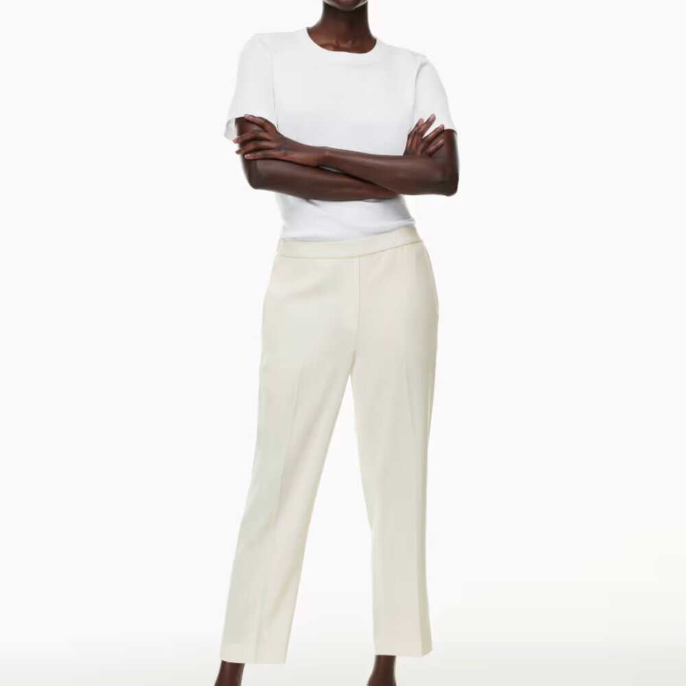 Aritzia White Trousers Size 2